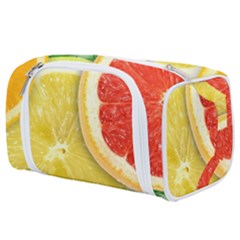 Fruit, Lemon Toiletries Pouch by kyorashop23
