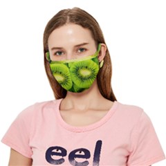 Kiwi Fruits, Close-up, Exotic Fruit Crease Cloth Face Mask (adult) by kyorashop23