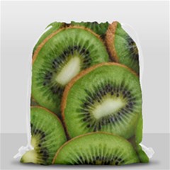 Kiwi Texture, Background With Kiwi, Fruits, Kiwi Drawstring Bag (small) by kyorashop23