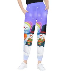 Let s Have Fun With Snowmen Women s Tapered Pants by kyorashop23