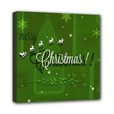 Merry Christmas , Holidays, Celebrations Mini Canvas 8  X 8  (stretched) by kyorashop23