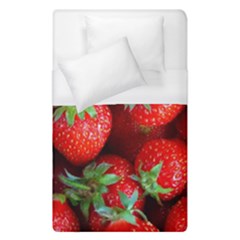 Strawberry, Berries, Fresh, Red Duvet Cover (single Size) by kyorashop23