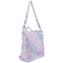 Digital Art Artwork Abstract Pink Purple Crossbody Backpack View2