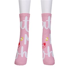 Watch Me Whip  Crew Socks by ConteMonfrey