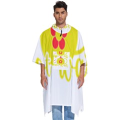 Make Tea Not War  Men s Hooded Rain Ponchos by ConteMonfrey