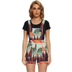 Mountains Short Overalls by Salmanaz77