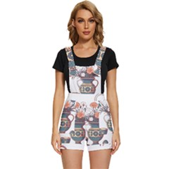 Flower Vase Nature Bloom Blossom Short Overalls by Salmanaz77