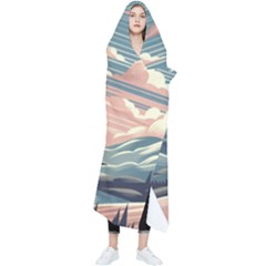 Artwork Painting Sculpture Nature Wearable Blanket by Salmanaz77