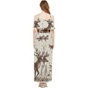 Artwork Graffiti Painting Creative Draped Sleeveless Chiffon Jumpsuit View2