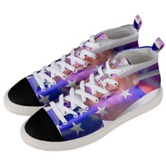 Donald Trump Flag Men s Mid-top Canvas Sneakers by vintagetrump