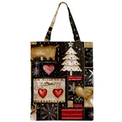 Christmas Reindeer Zipper Classic Tote Bag by Posterlux