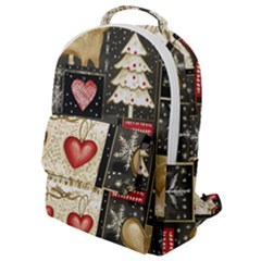 Christmas Reindeer Flap Pocket Backpack (small) by Posterlux