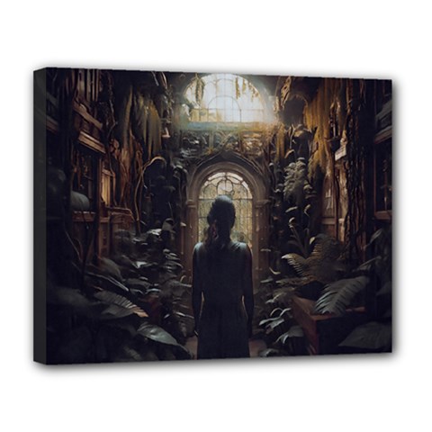 Mystic Reverie (ai) Canvas 14  X 11  (stretched) by dflcprintsclothing
