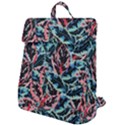 Leaves Pattern Patterns Colorful Flap Top Backpack View1