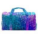 Rainbow Colors Colorful Pattern Sports Gym Duffle Bag with Shoe Compartment View2