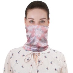 Lace White Ornamental Textile Face Covering Bandana (adult) by Paksenen