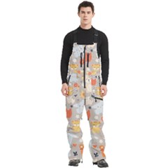 Pet Animal 02 Men s Front Zip Ski And Snowboard Bib Pants by myclothy