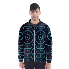 Retro Mobile Device Output Device Men s Windbreaker by Bedest