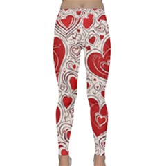Be My Valentine Classic Yoga Leggings by pollyparadiseartshop