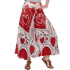 Be My Valentine Women s Satin Palazzo Pants by pollyparadiseartshop