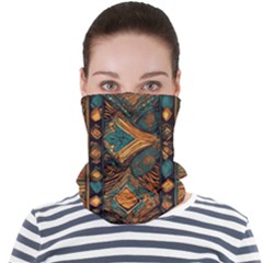Tribal Chic Face Seamless Bandana (adult) by pollyparadiseartshop
