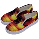 Sunset Nature Sea Dusk Landscape Kids  Canvas Slip Ons View2