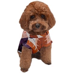Leaves Boho Monster Nature Dog T-shirt by Salmanaz77
