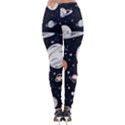 Space Galaxy Universe Stars Sky Lightweight Velour Leggings View2
