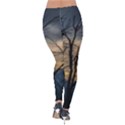 Tree Silhouette At Border Of Nahuel Haupi Lake, Rio Negro, Argentina Velvet Leggings View2