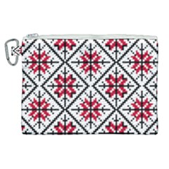 Ukrainian Folk Seamless Pattern Ornament Ethnic Ornament Border Element Traditional Art Canvas Cosmetic Bag (xl) by Grandong