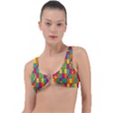 Abstract-background Ring Detail Bikini Top View1