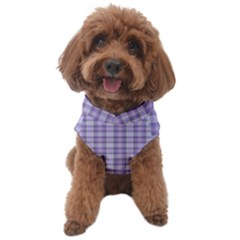 Purple Plaid Tartan 2 Dog Sweater by dressshop