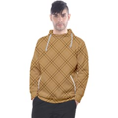 Autumn Fall Plaid Tartan 1 Diagonal Men s Pullover Hoodie by dressshop