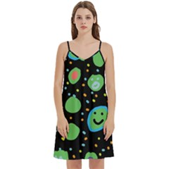 Doodle Dot Drawing Mini Camis Dress With Pockets by Salmanaz77
