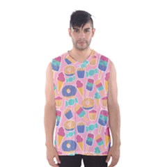 Ice Cream Donut Sweets Candie Men s Basketball Tank Top by Apenda