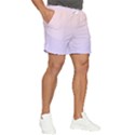Pale Pink To Pale Violet Linear Gradient Men s Runner Shorts View2