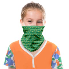 Golden Leaves Face Covering Bandana (kids) by designsbymallika