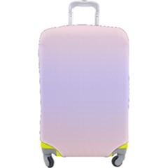 Pale Pink To Pale Violet Bilinear Gradient Luggage Cover (large) by GradientsOmbre