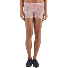 Boho Pattern Yoga Shorts by designsbymallika