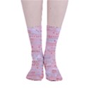 Boho Pattern Smooth Crew Length Tube Socks View1
