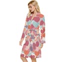 Valentines Day Hearts Romance Love Long Sleeve Velvet Robe View2