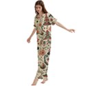 Christmas Tree Snow Short Sleeve Long Pants Satin Pajamas Set View2