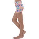 Ice Cream Donut Sweets Candie Kids  Lightweight Velour Yoga Shorts View2