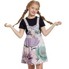 Flowers Pattern Floral Kids  Apron Dress by Sabxi