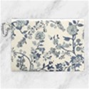 Blue Vintage Background Canvas Cosmetic Bag (XL) View1