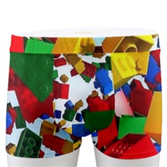 Falling Lego Bricks, Desenho, Fall, Games Men s Boxer Briefs by kyorashop23