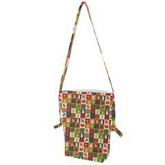 Template Christmas Pattern Folding Shoulder Bag by Proyonanggan