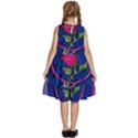Enchanted Rose Stained Glass Kids  Frill Swing Dress View4