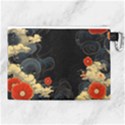 Korean Art Flowers Asian Pattern Canvas Cosmetic Bag (XL) View2