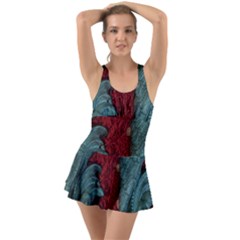 Birds Ruffle Top Dress Swimsuit by bestdesignintheworld